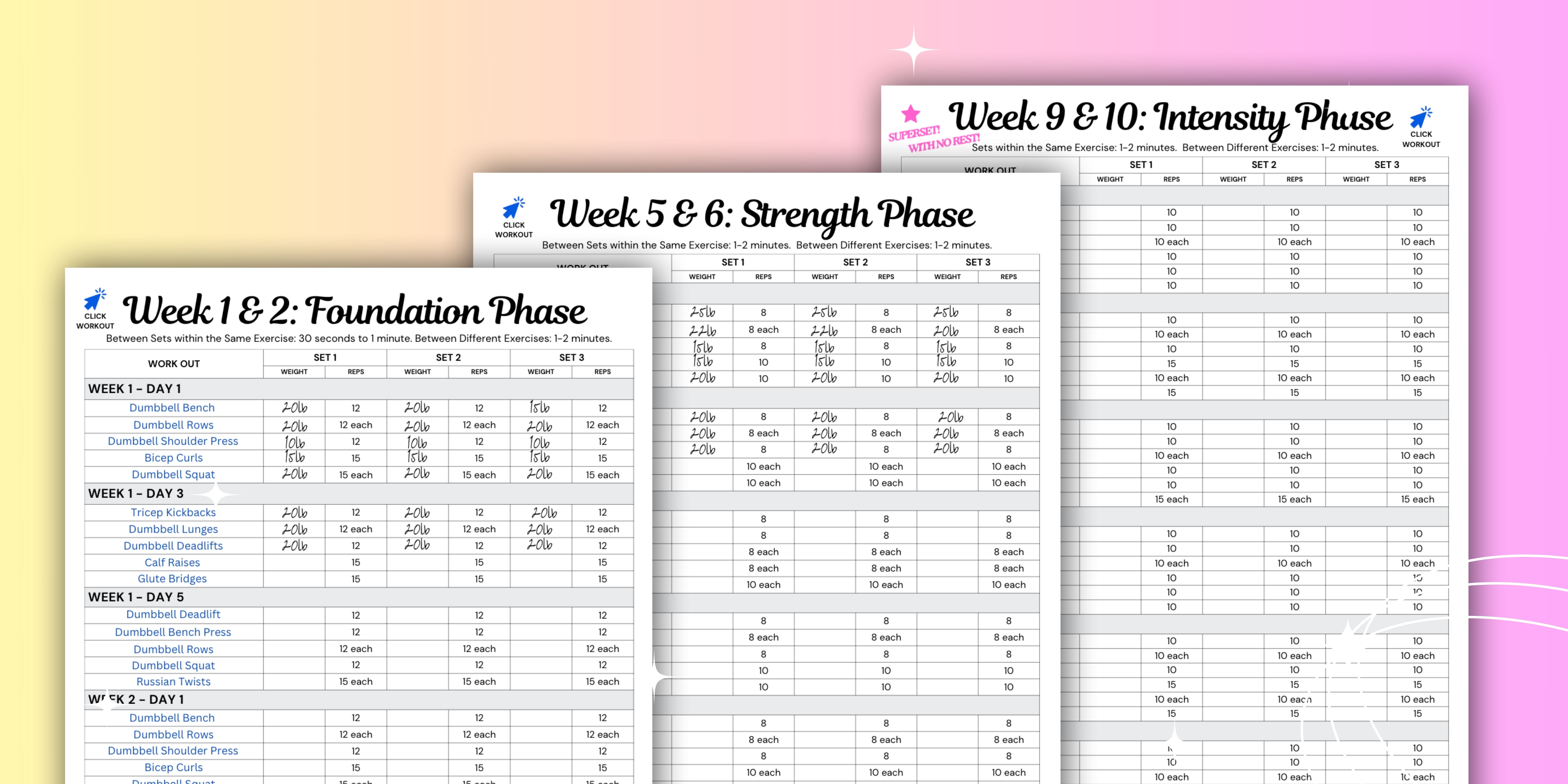 12 WEEK DUMBBELL GUIDE PLAN